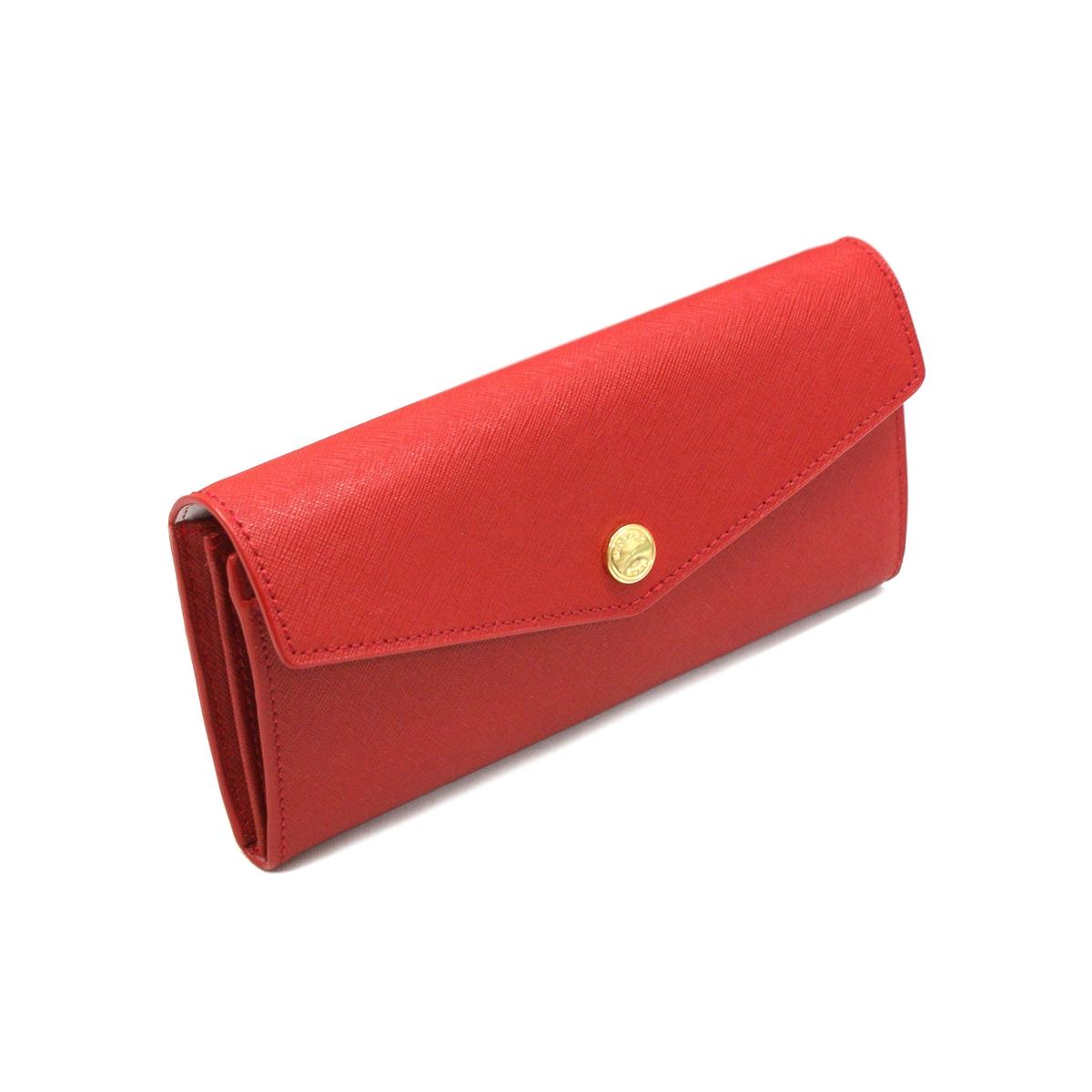 Michael Kors Saffiano Intra Stripe Genuine Leather Large Slim Flap