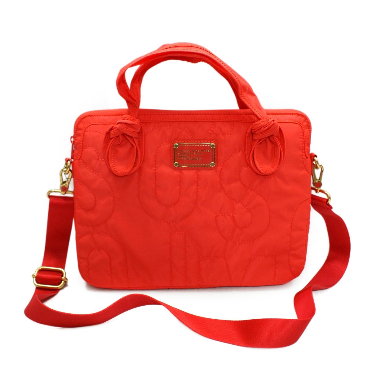 Marc By Marc Jacobs Pretty Shock Red Nylon 13 Inch Laptop Bag