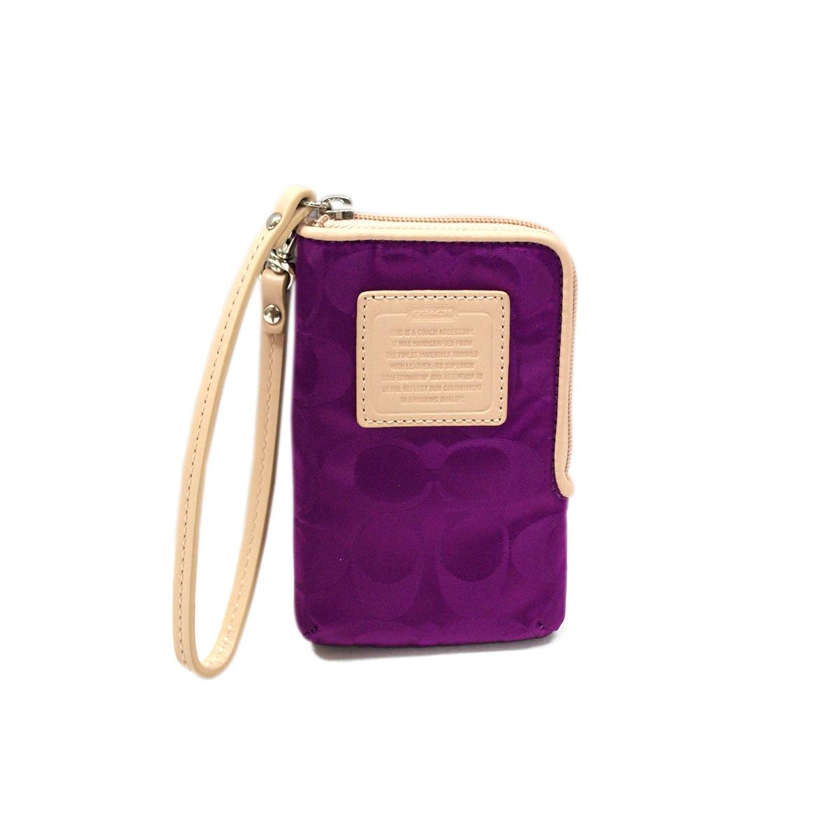 Coach Legacy Weekend Nylon Universal Case/ Iphone Case/ Wristlet 65836