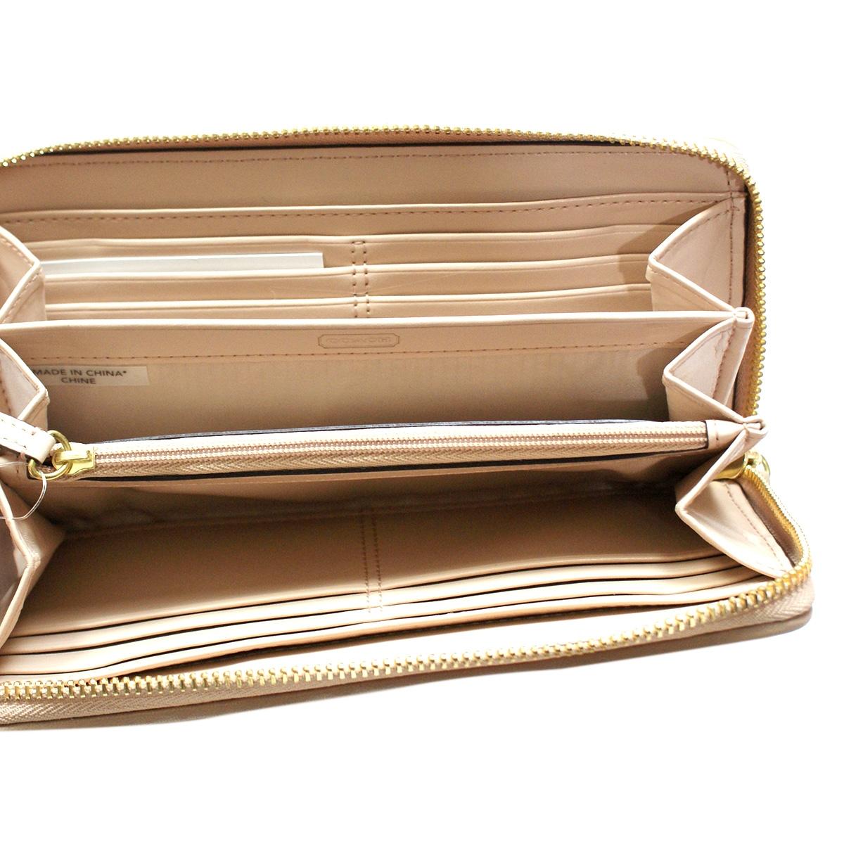 coach wallets tan