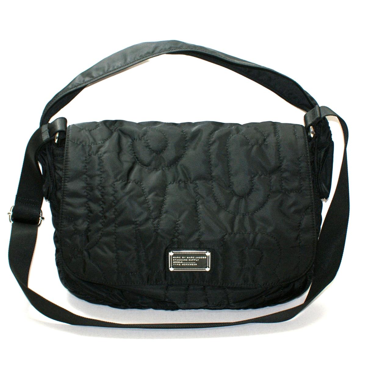 Marc By Marc Jacobs Black Nylon 13 Inch Laptop Bag/ Messenger Bag 