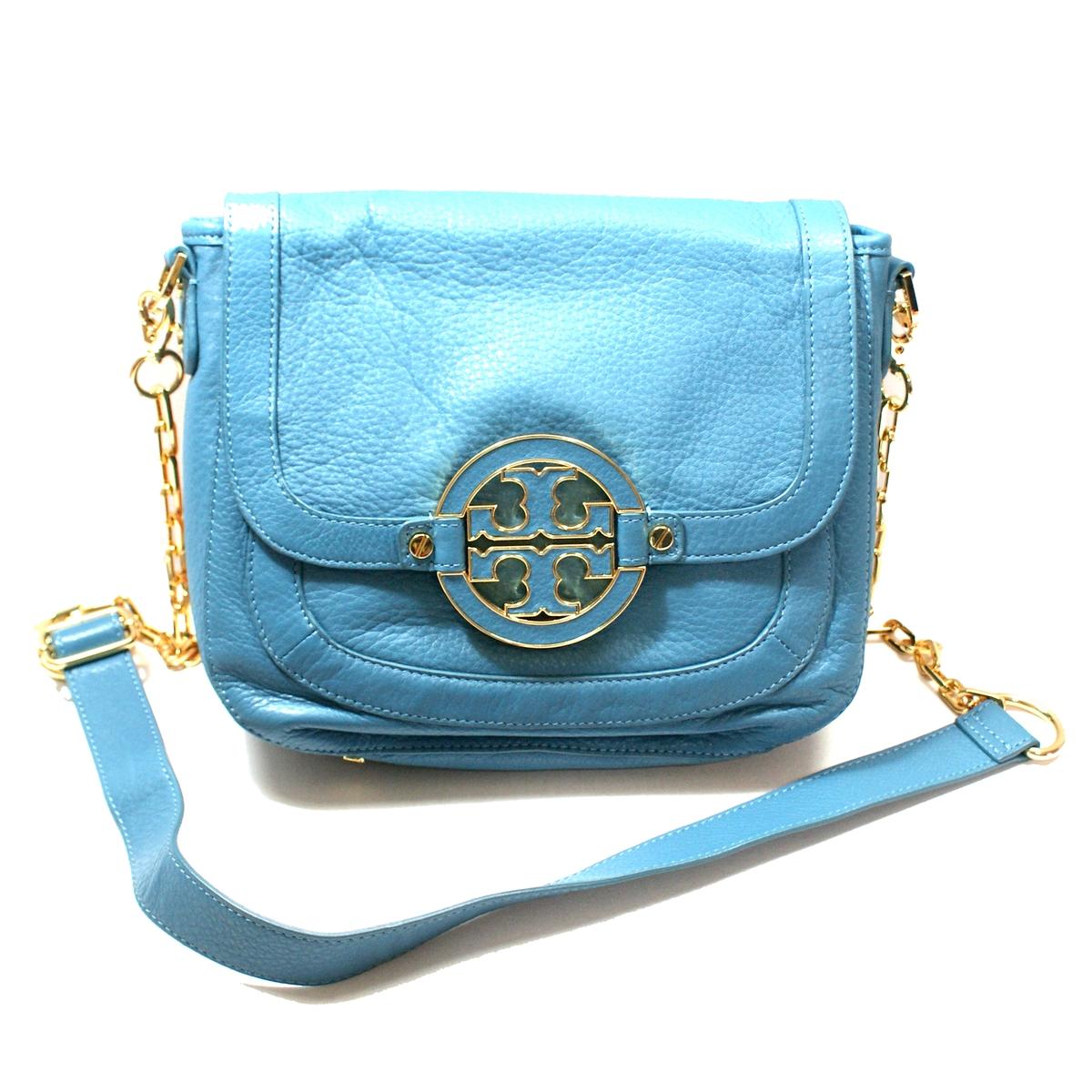 Tory Burch Amanda Blue Shadow Leather Swing/ Crossbody Bag 51119723