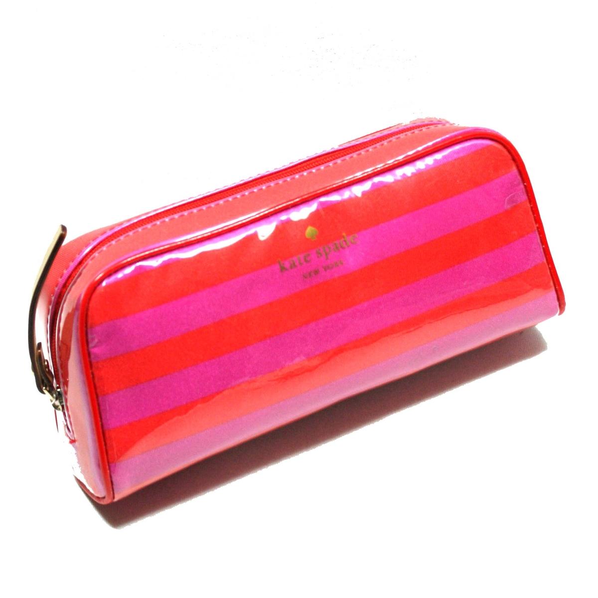 Kate Spade Small Henrietta Stripe Cosmetic Bag/ Pouch 