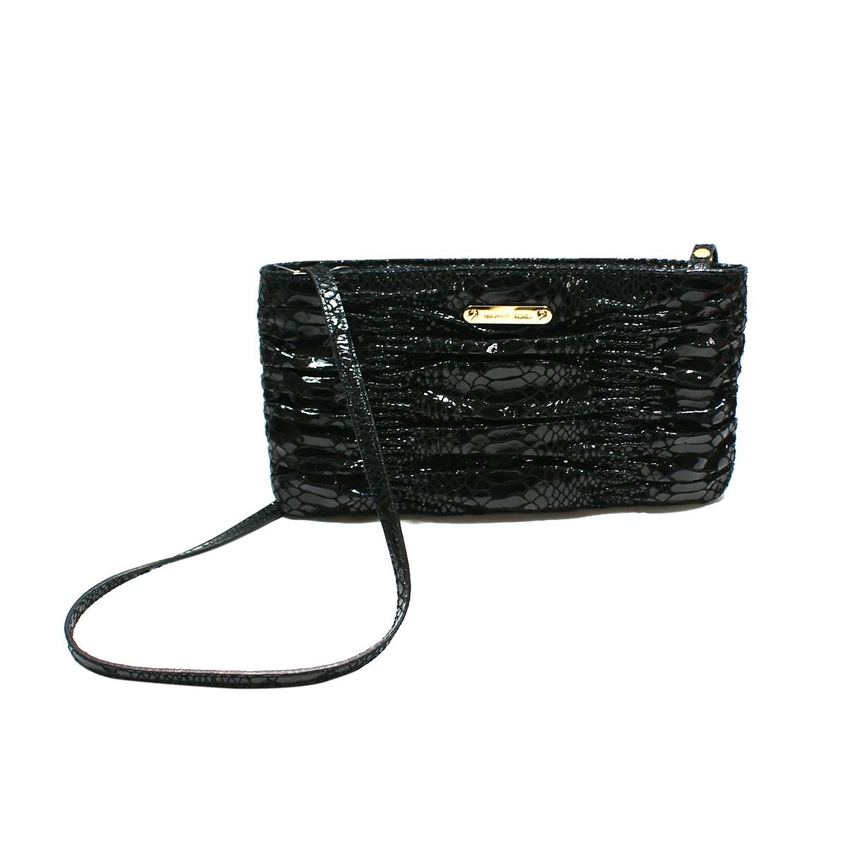 Michael Kors Webster Black Genuine Leather Clutch/ Wallet/ Crossbody Bag #32F02WEE3G | Michael ...