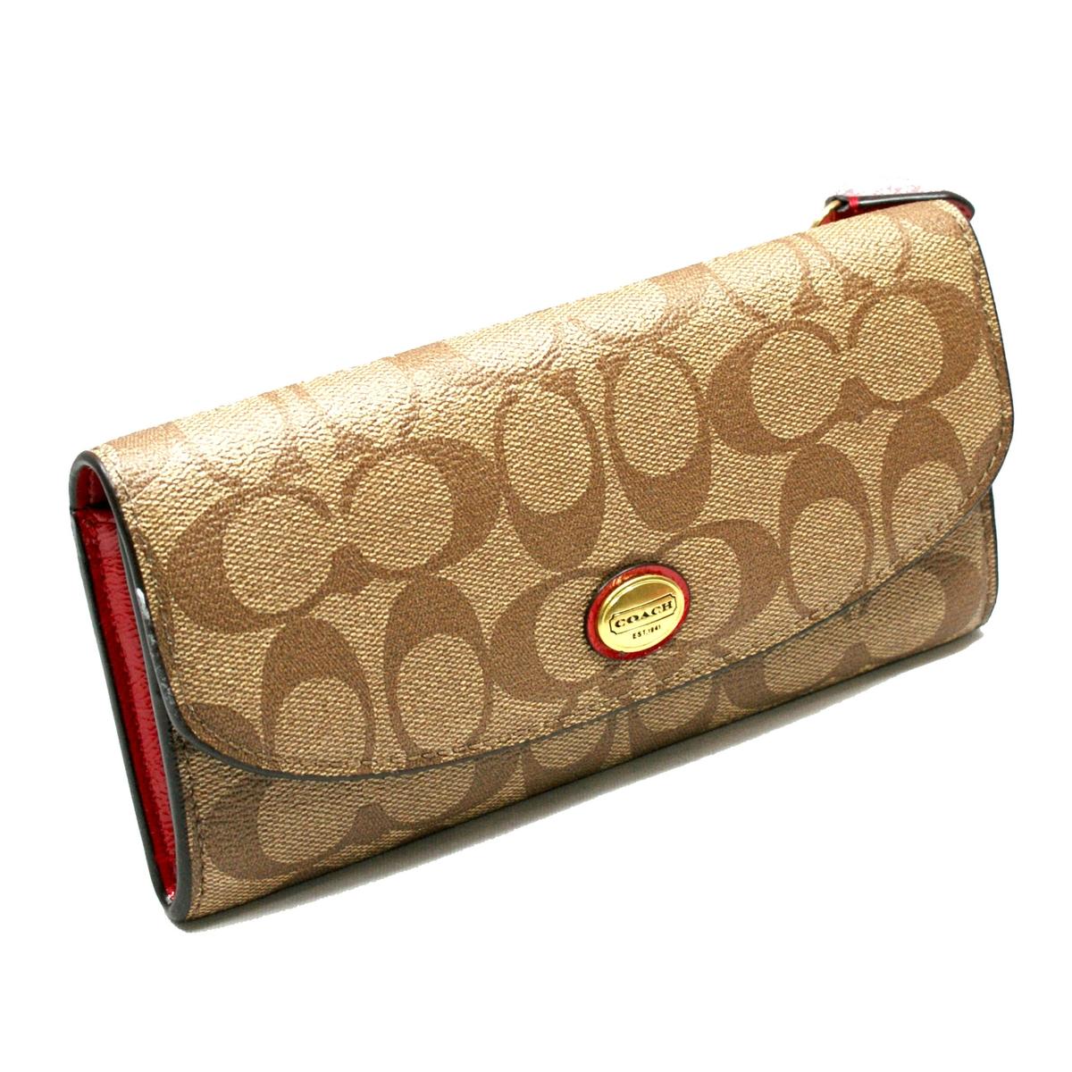 coach wallets khaki