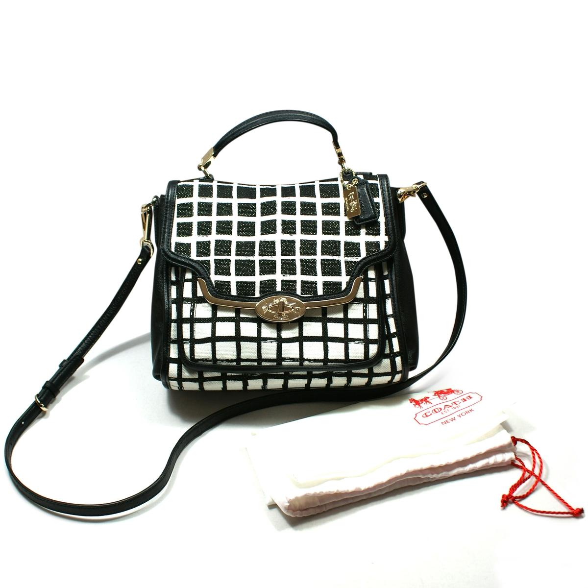 Coach Madison Small Sadie Graphic Print Flap Handbag/ Crossbody Bag #28084 | Coach 28084