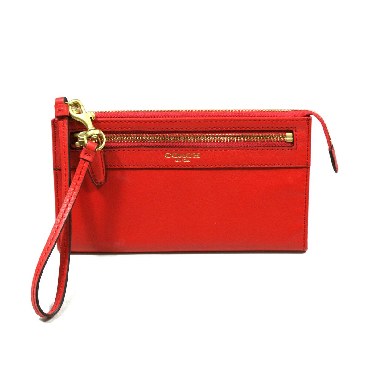 red coach wristlets