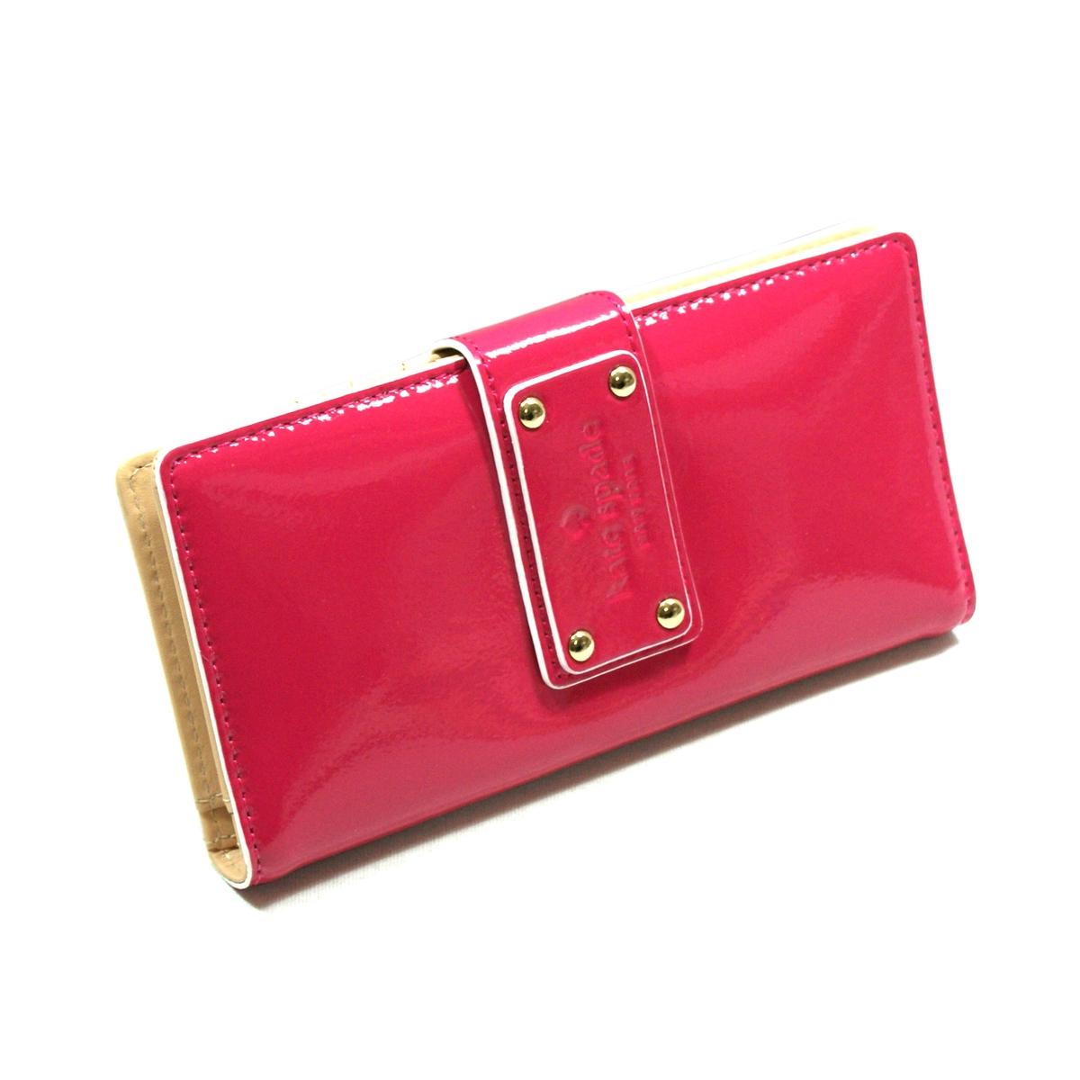 Kate Spade Stacy Pasadena Flap Wallet/ Clutch Deep Pink WLRU1638