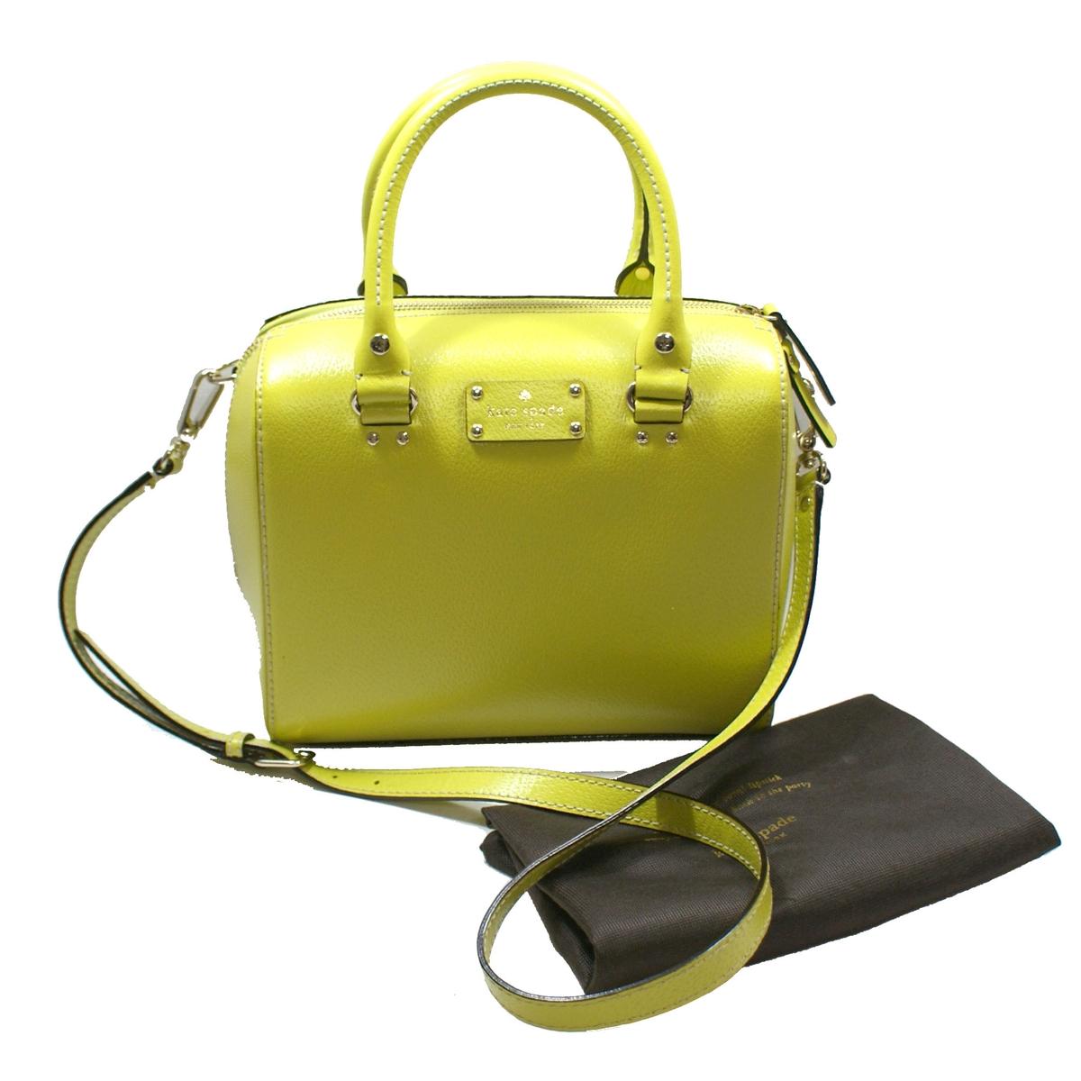 Kate Spade Alessa Wellesley Yellow Satchel/ Handbag/ Crossbody Bag #WKRU1743 | Kate Spade WKRU1743