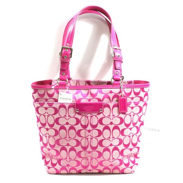 Hamptons Signature Lunch Tote Pink #13077 | Coach 13077