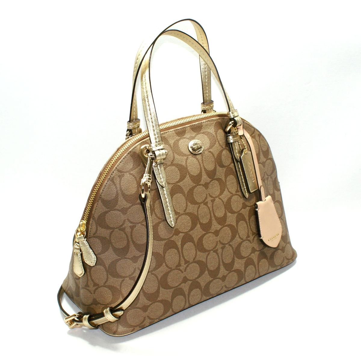 Black And Gold Coach Crossbody Bag