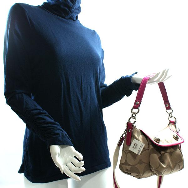 バッグ COACH Poppy Signature Circle Hobo COACH Poppy Signature Circle Hobo