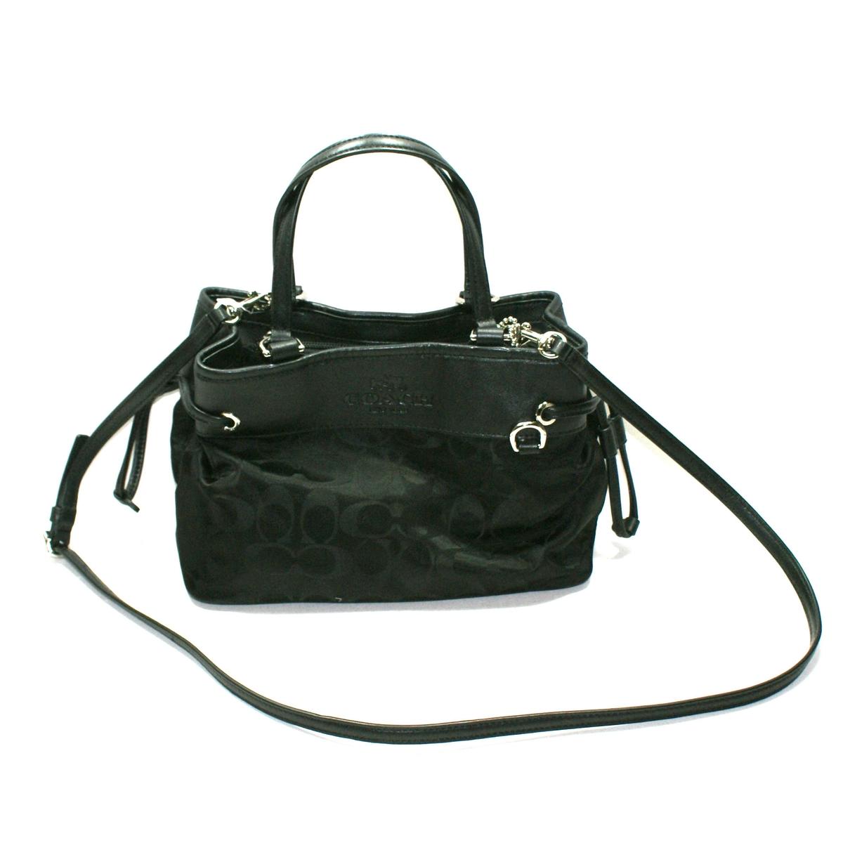 black coach purse crossbody