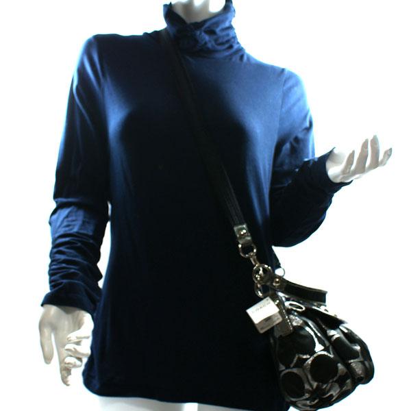 Coach Poppy Signature Lurex Groovy Shoulder/Swing Bag #14438