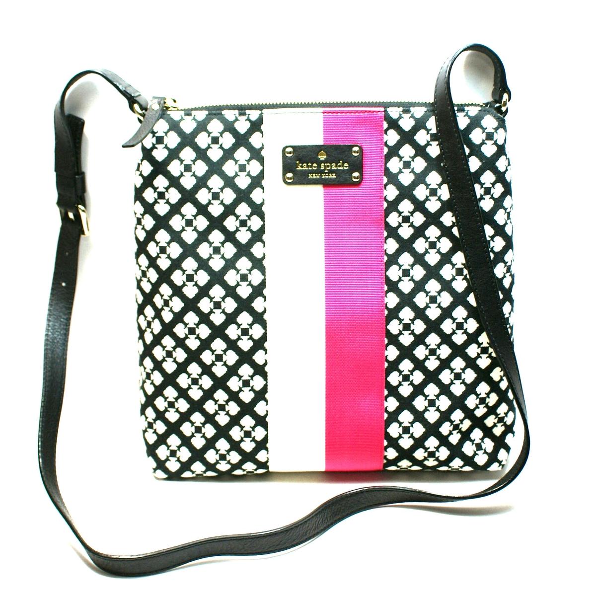 Kate Spade Victoria Classic Spade Swing/ Crossbody Bag Black