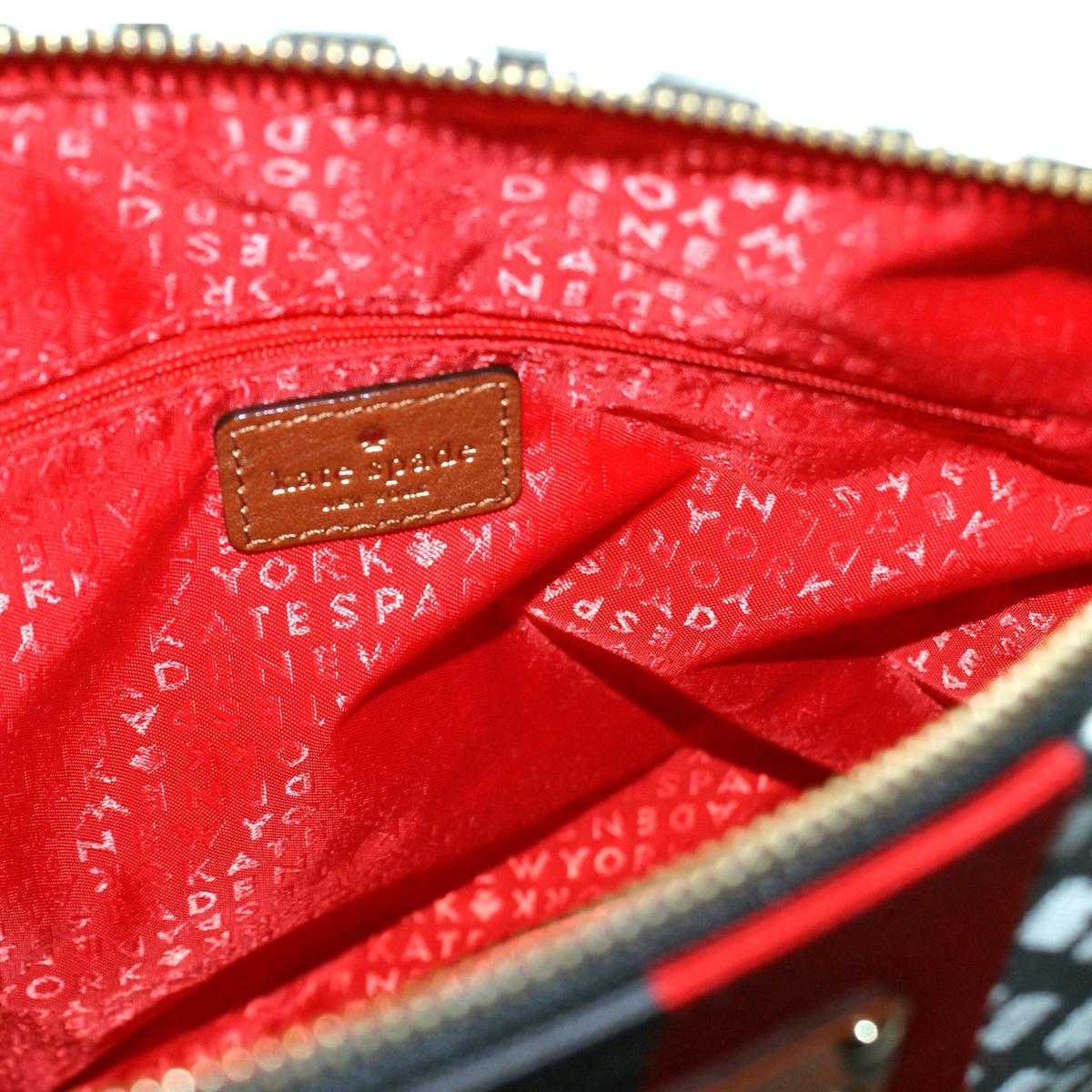 Kate Spade Victoria Classic Spade Swing/ Crossbody Bag Chocolate 