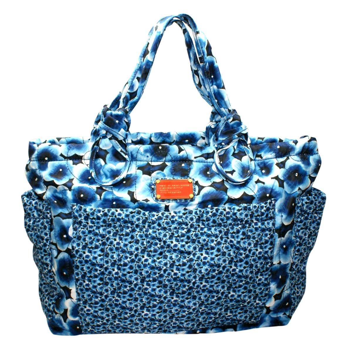 Marc By Marc Jacobs Skipple Blue Multi Large Tote/ Diaper Bag M0004523
