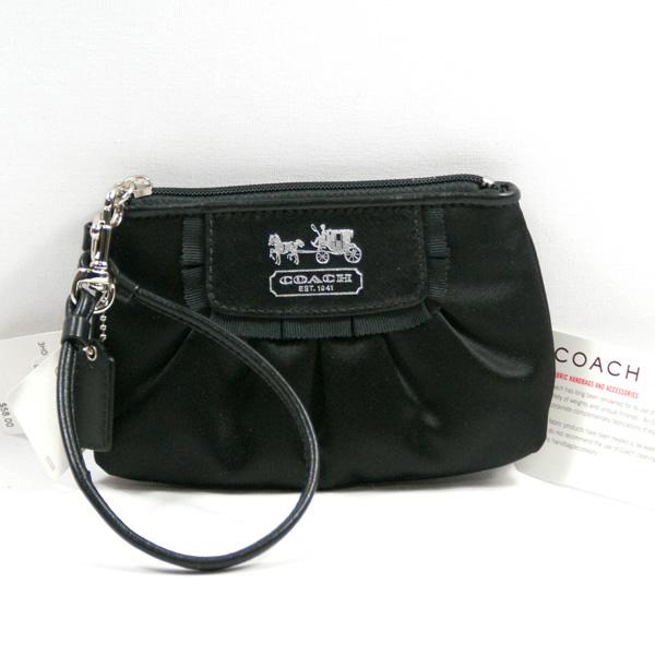 black coach wristlets