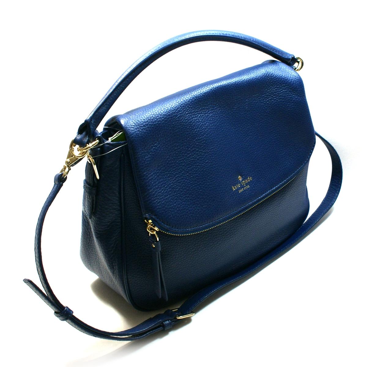 Kate Spade Devin Cobble Hill Leather Shoulder Bag/ Crossbody Bag Laguna Blue #PXRU5154 | Kate ...