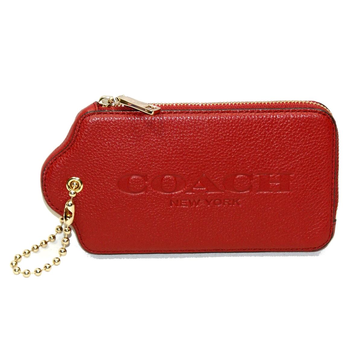 Coach Leather Hangtag Multi Function Case/ Iphone 4,5,5S