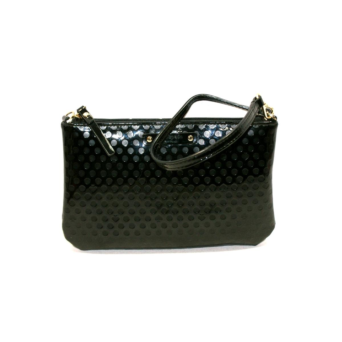 kate spade black patent leather purse