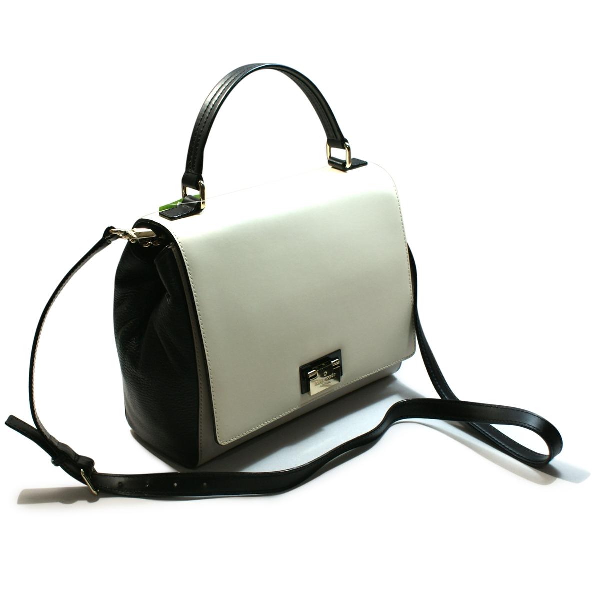 Kate Spade Laurel Magnolia Park Black White Handbag/ Crossbody bag #WKRU2850 | Kate Spade WKRU2850