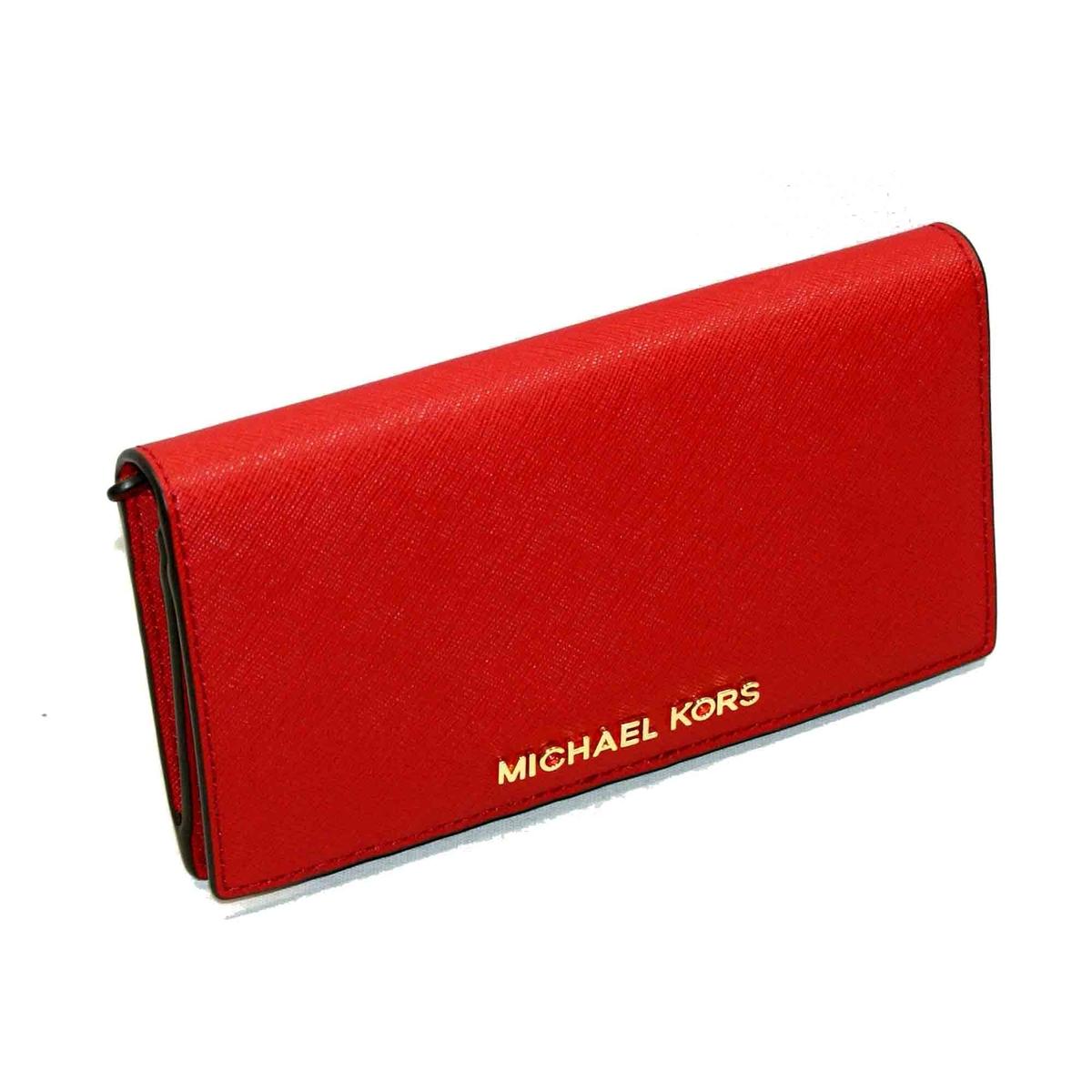 michael kors red clutch