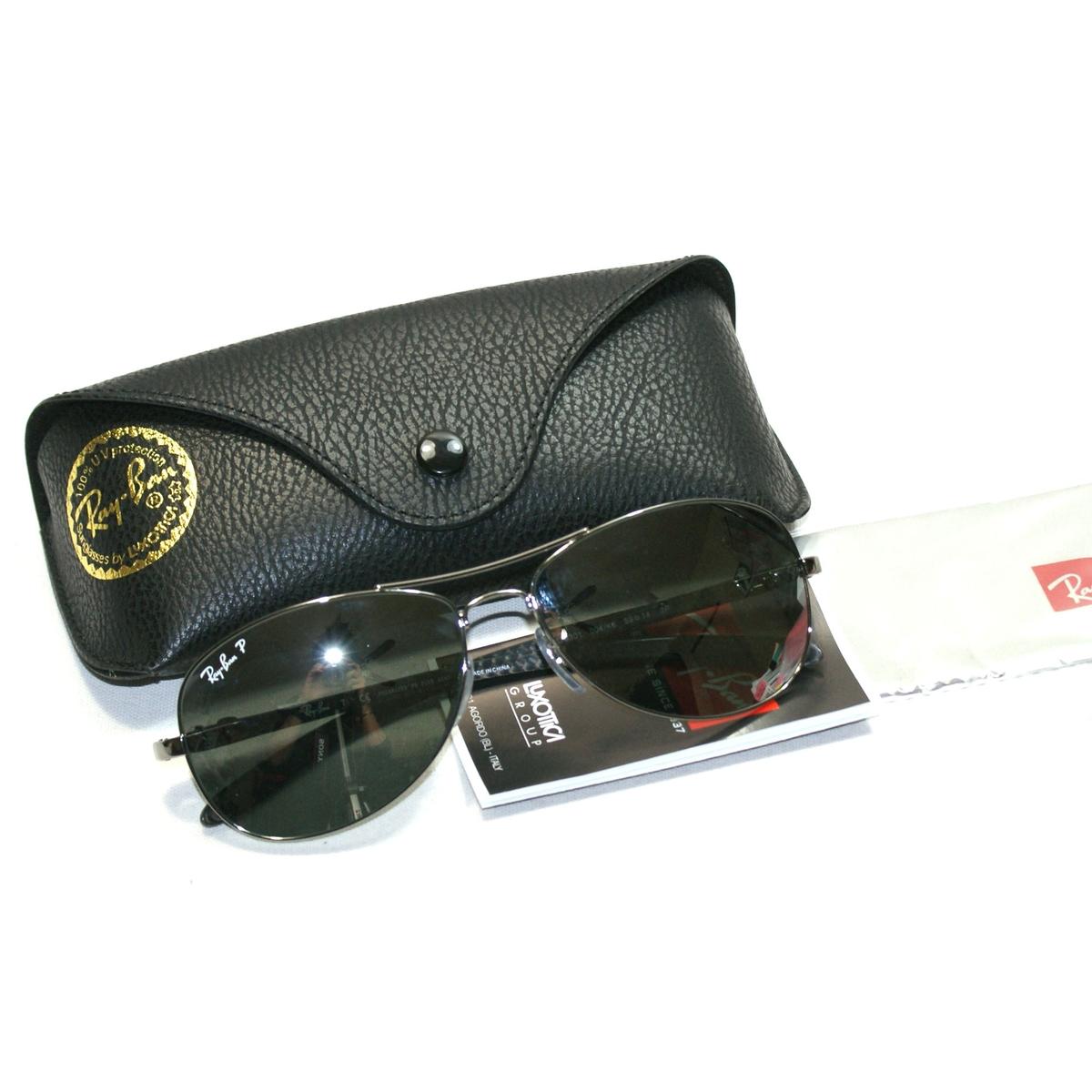 Ray Ban Tech Polarized Silver Sunglasses #RB 8301 004 K6 59 14 3P | Ray Ban RB 8301 004 K6 59 14 3P