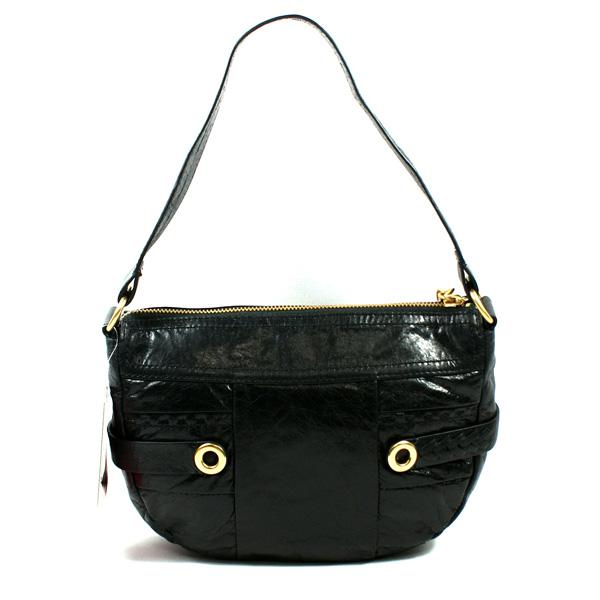 Juicy Couture Black Soft Leather Small Hobo Bag #YHRU1582 | Juicy Couture YHRU1582