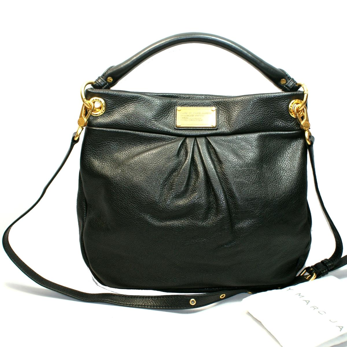 Marc By Marc Jacobs Black Leather Hobo/ Shoulder Bag #M3PE083 | Marc By Marc Jacobs M3PE083