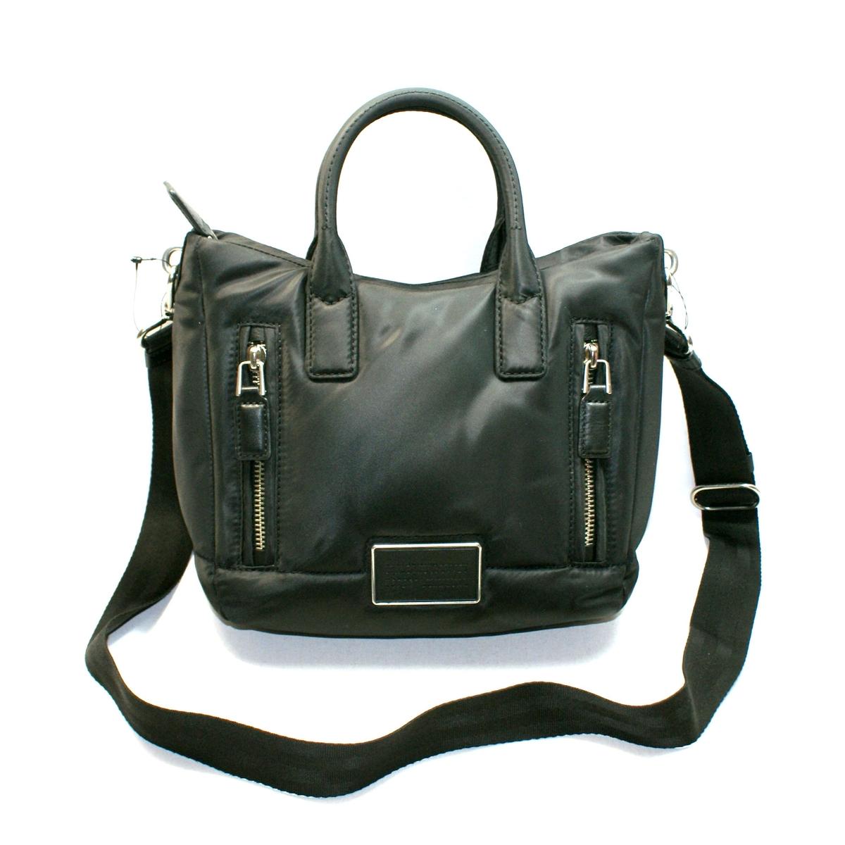 Marc By Marc Jacobs Black Nylon Satchel/ Crossbody Bag M0007618 Marc