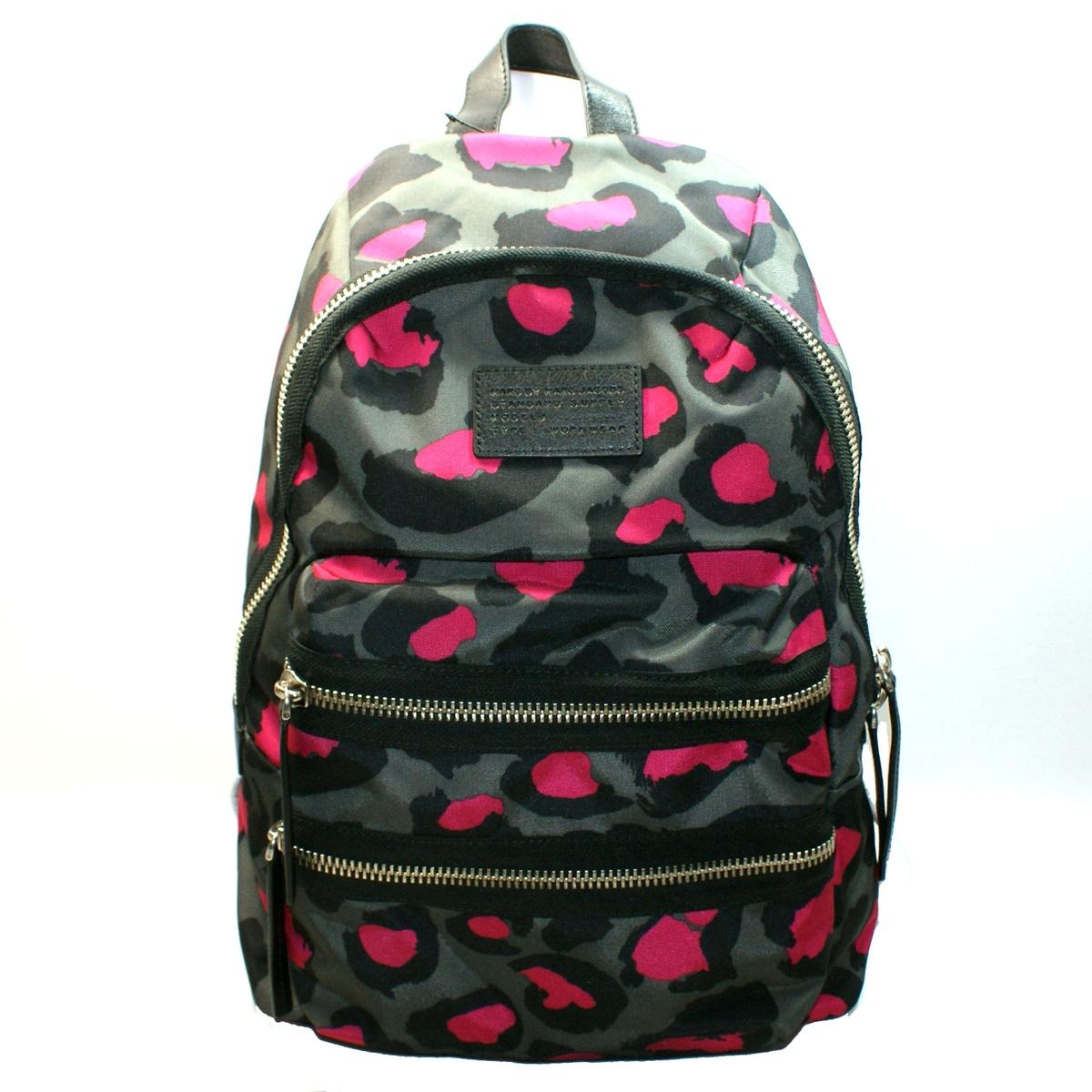 Marc By Marc Jacobs Raspberry Sorbet Multi Nylon Backpack Bag M0007714