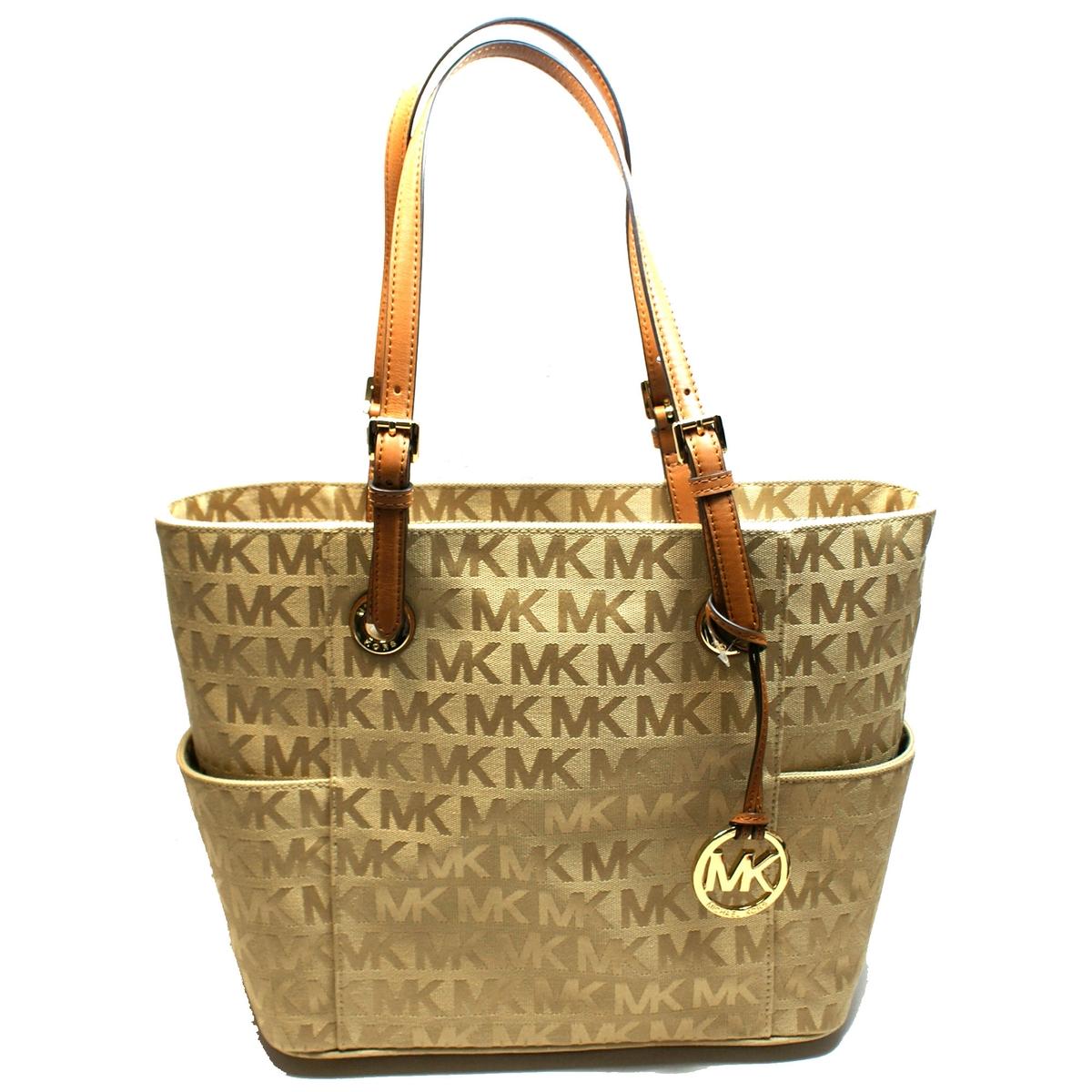 michael kors jet set ew signature tote
