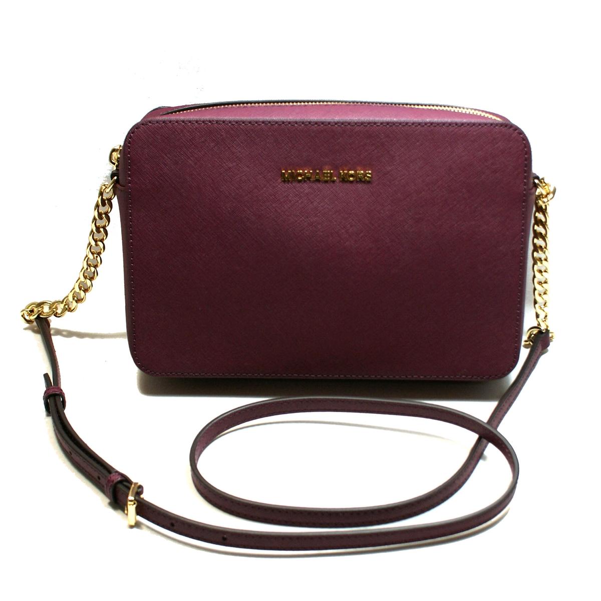 michael kors plum crossbody