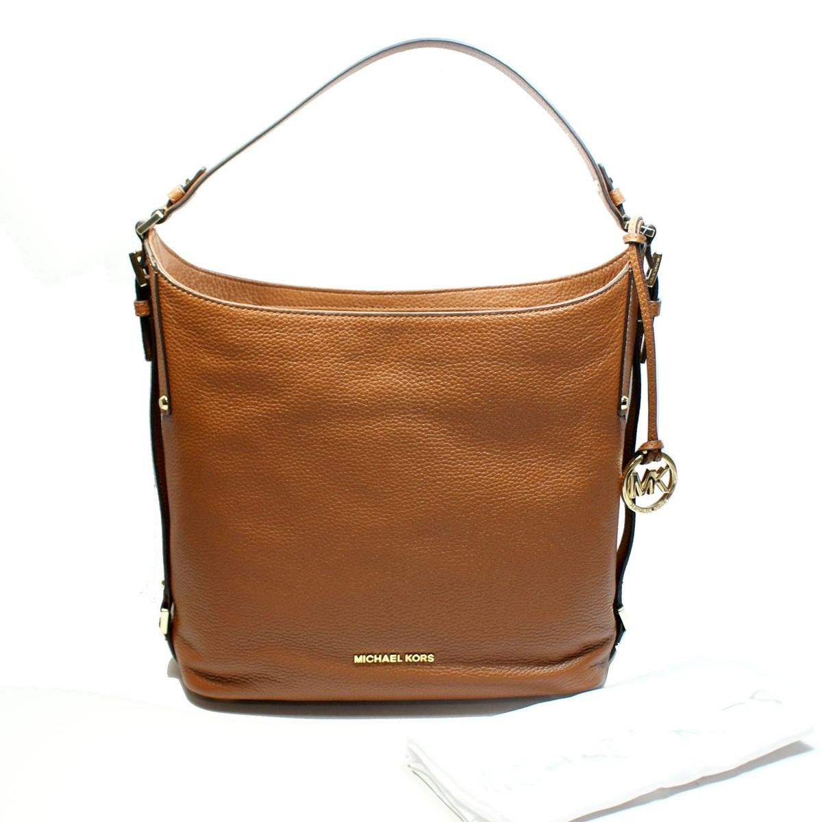 Koncession høflighed Korn Michael Kors Bedford Belted Genuine Leather Shoulder Bag/ Hobo Luggage  #38H6GBFL3L | Michael Kors 38H6GBFL3L