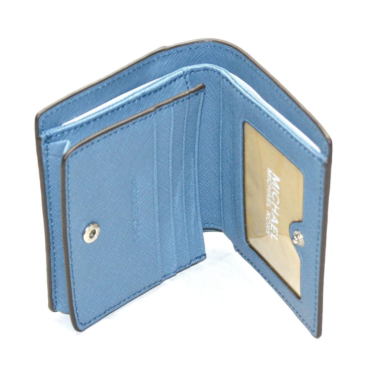 mk denim wallet