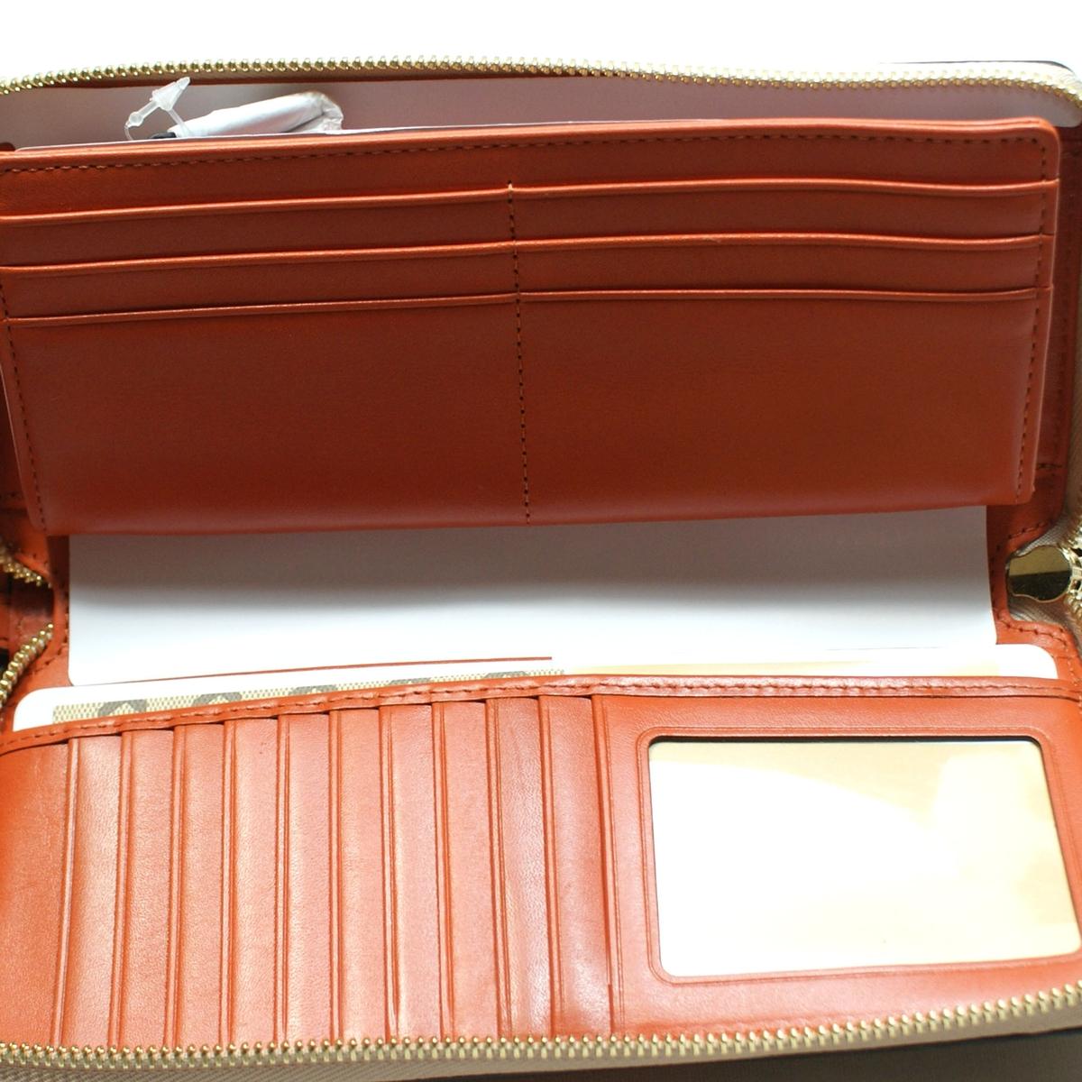michael kors center stripe wristlet