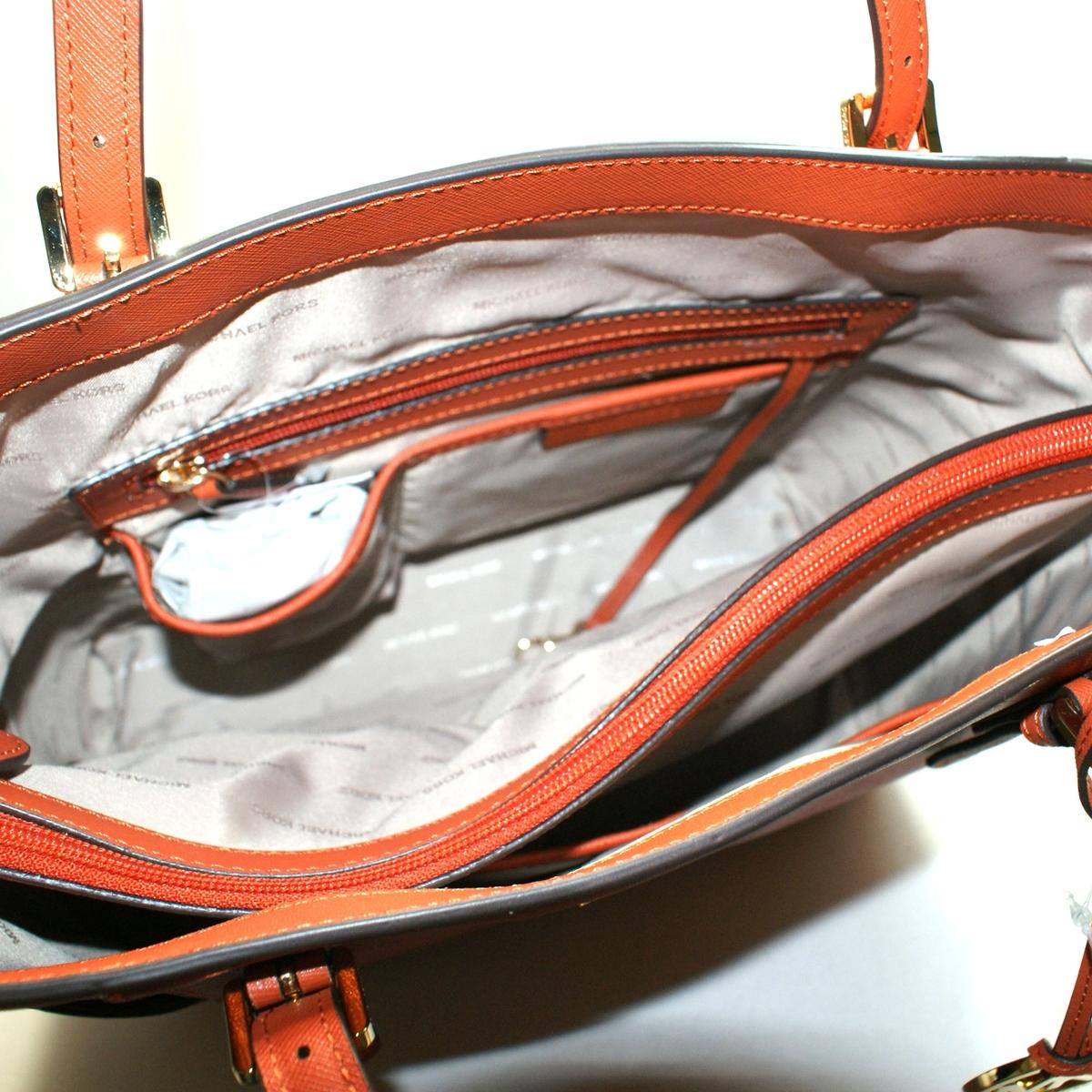 michael kors large tote orange