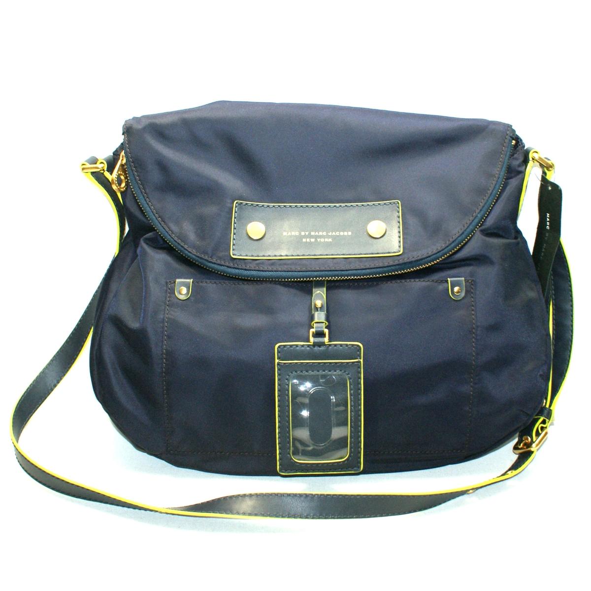 Marc By Marc Jacobs Midnight Purple Large Nylon Cross Body Bag M3113074 Marc By Marc Jacobs