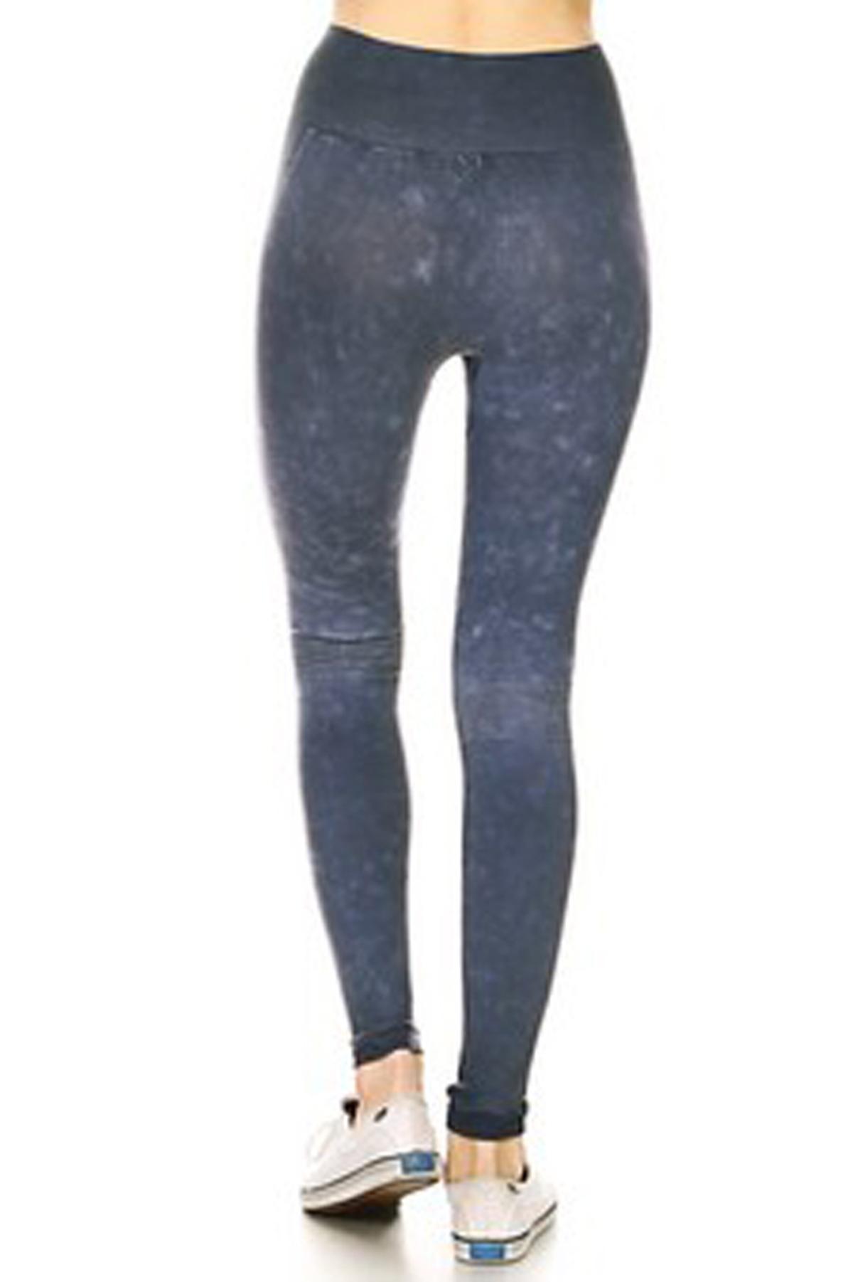 blue jean leggings