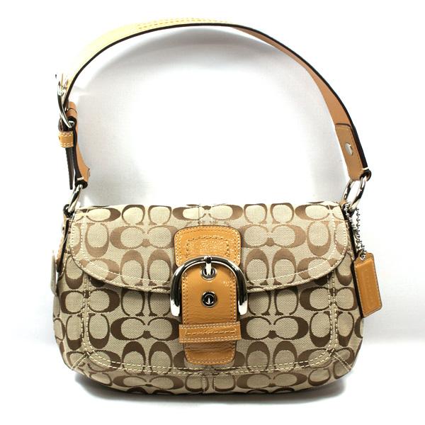 バッグ COACH shoulder soho archive signature Coach Soho Signature Shoulder Bag