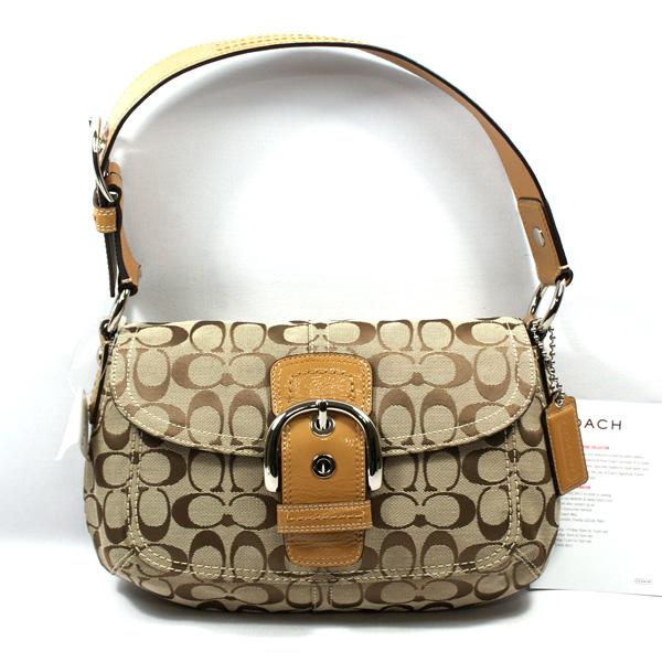 Coach Soho Signature Pocket Flap Shoulder Bag #13113 | Coach 13113