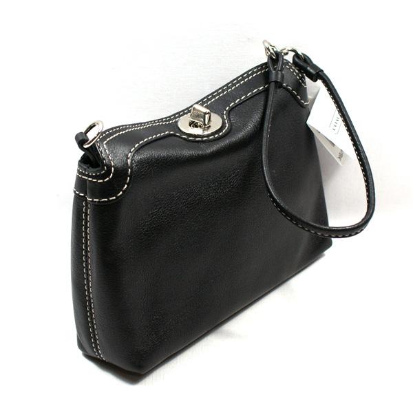 coach leather large wristlet