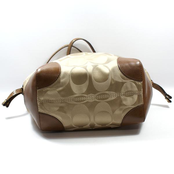 COACH ショルダーバッグ ブラウン/ベージュ Coach Peyton Signature Khaki Tote Bag #14505 | Coach 14505