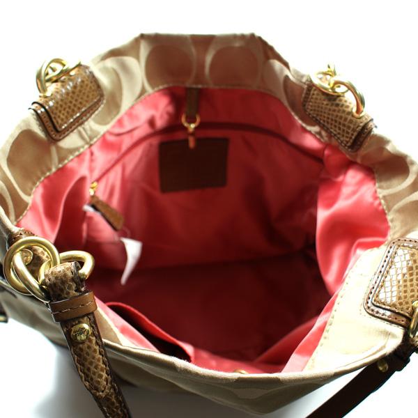 Coach Peyton Signature Khaki Tote Bag #14505 | Coach 14505
