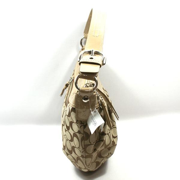Coach Soho Pleated Signature Khaki Hobo Bag #13740 | Coach 13740