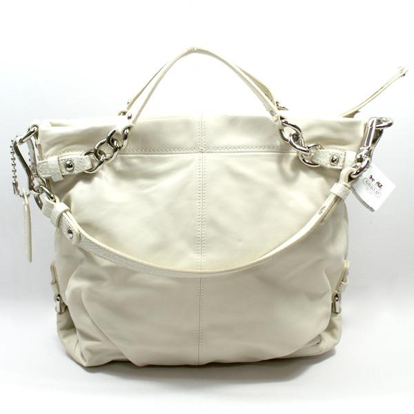 Coach Brooke Leather Handbag/ Shoulder Bag White #14820 | Coach 14820